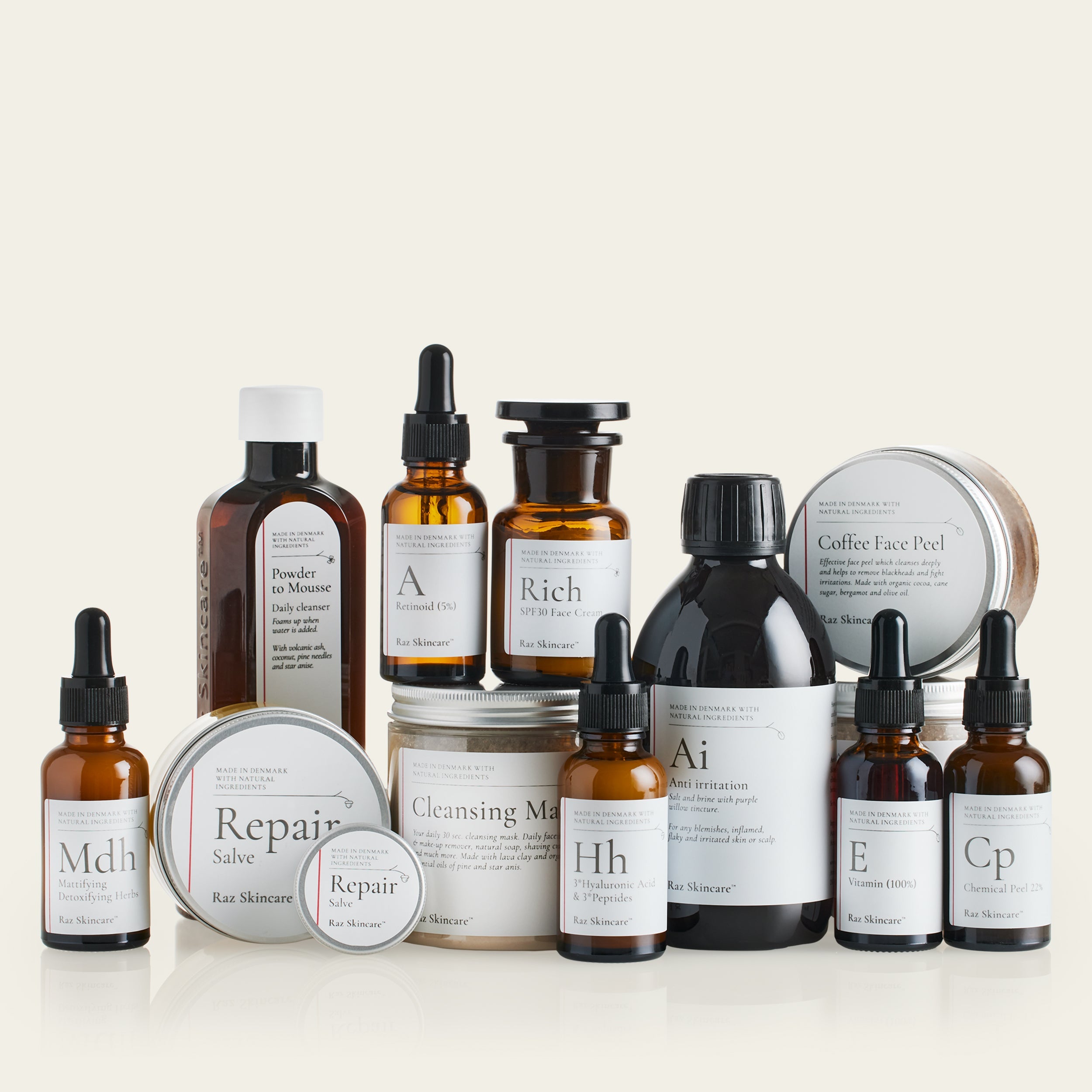 Uren hud, akne, bumser på ryg - Raz Skincare