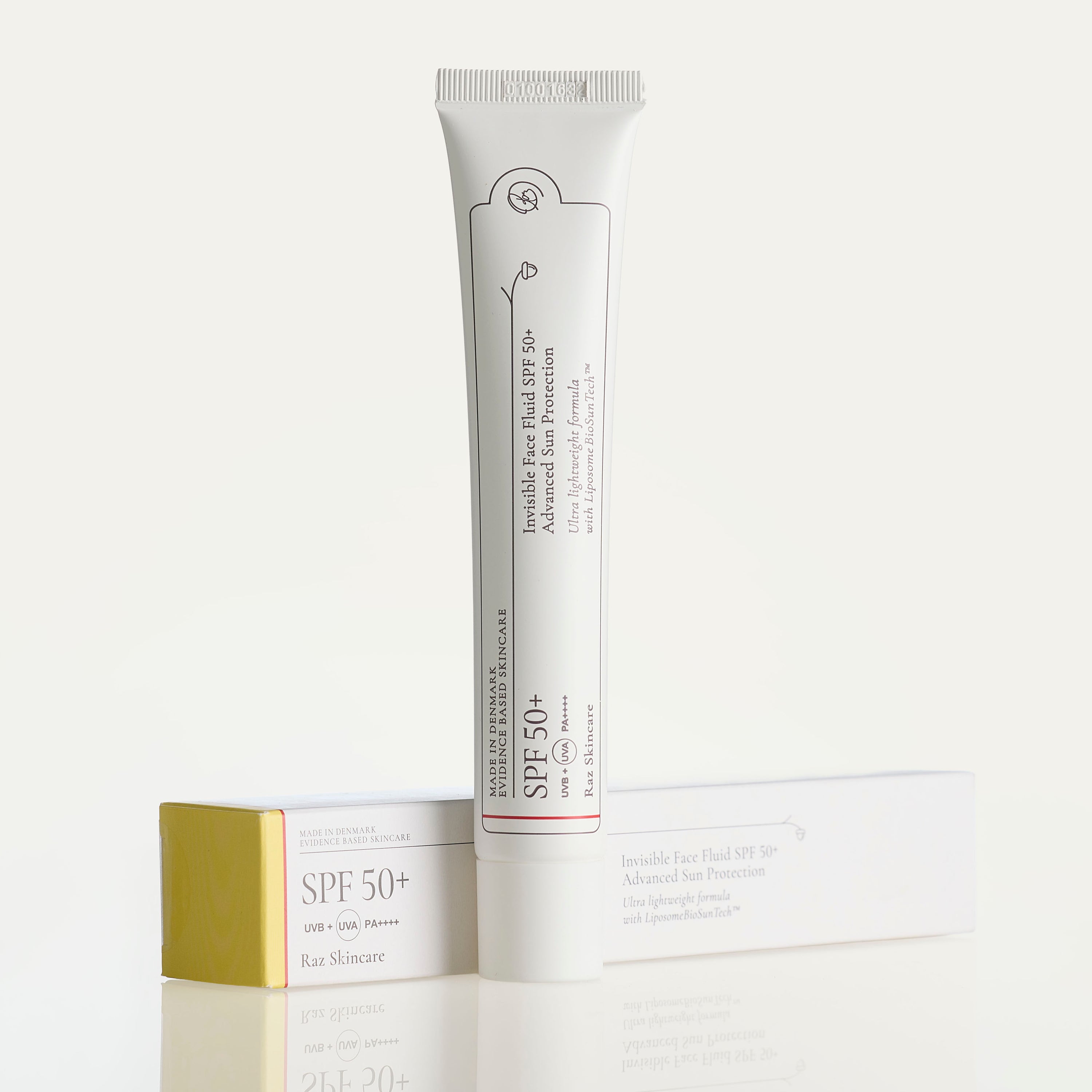 Danish SPF50+ Invisible Face Fluid Sunscreen 50ml