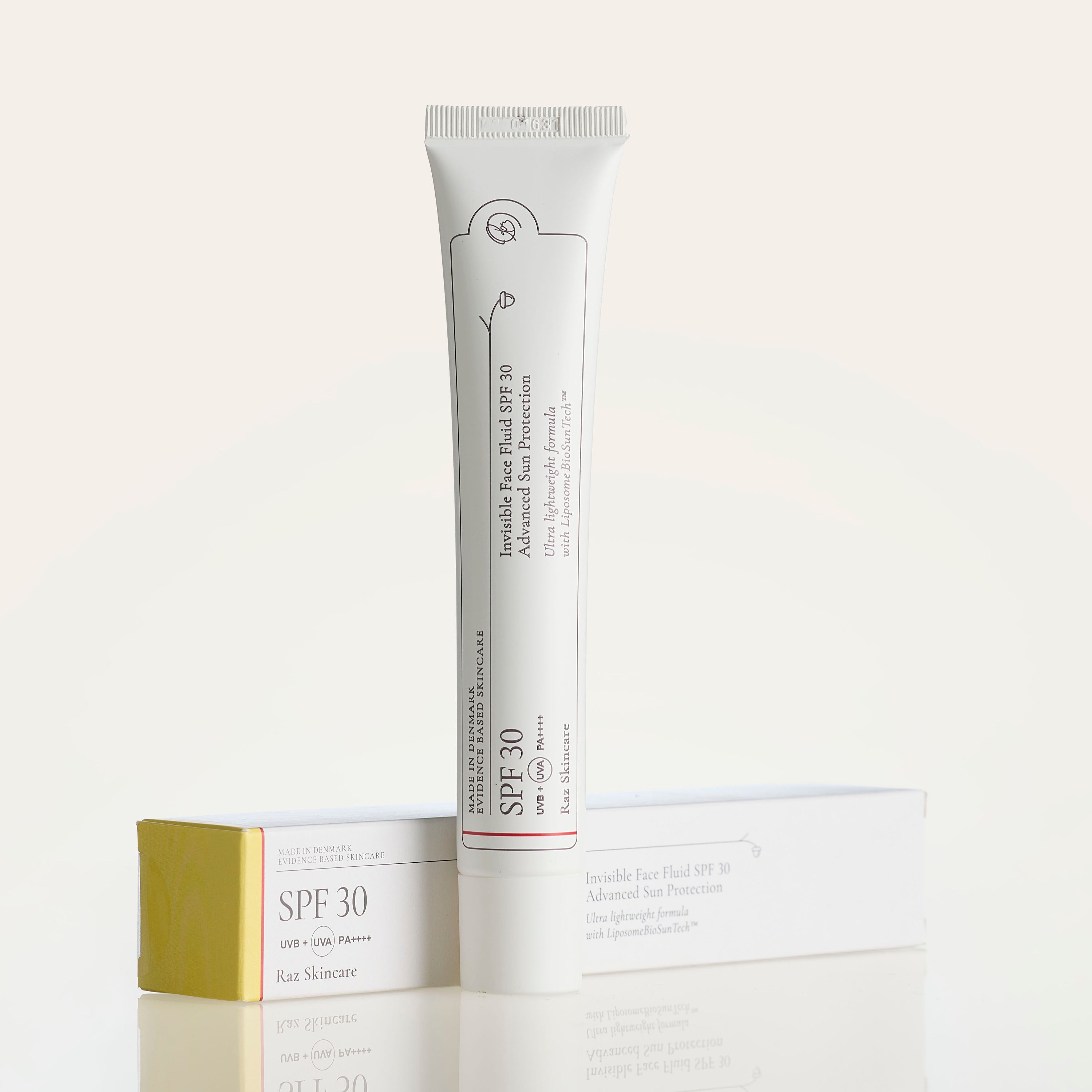 Danish SPF30 Invisible Face Fluid Sunscreen 50ml