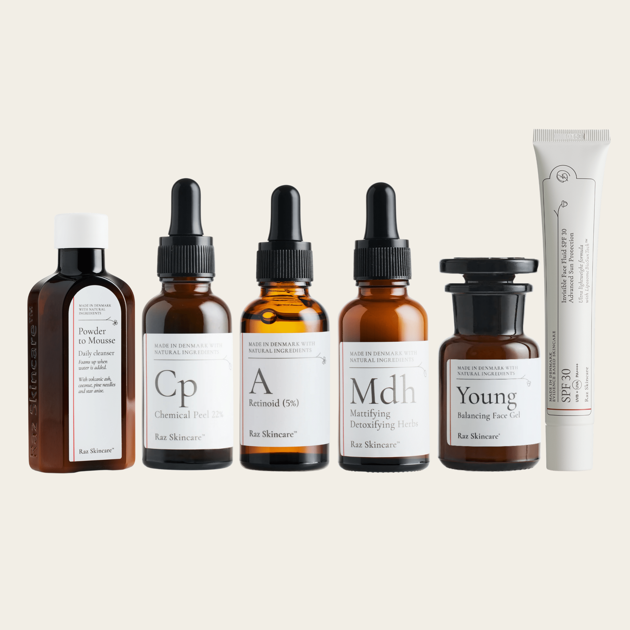 Akne Vulgaris/uren hud - Raz Skincare