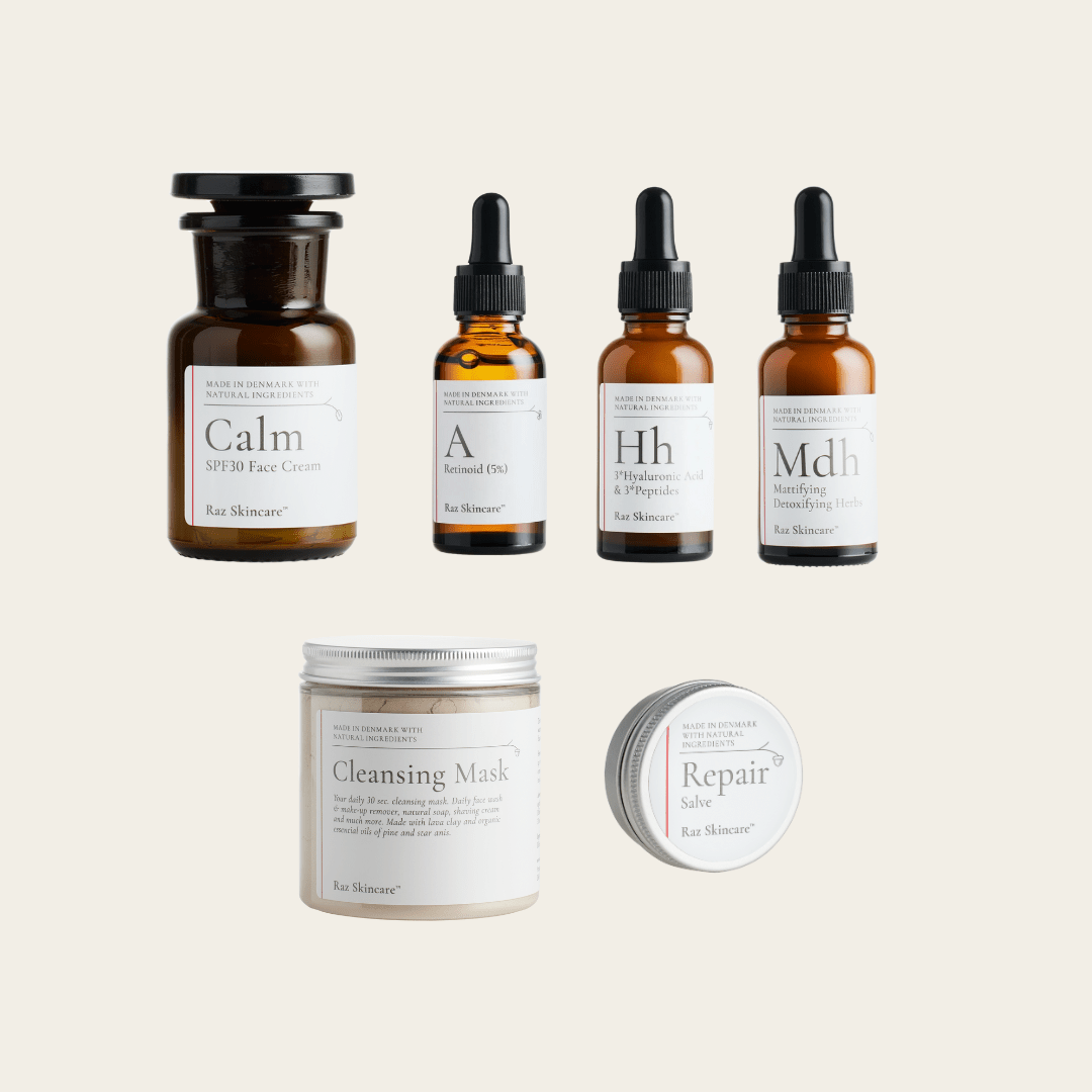 Forvandling - Rosacea - Raz Skincare