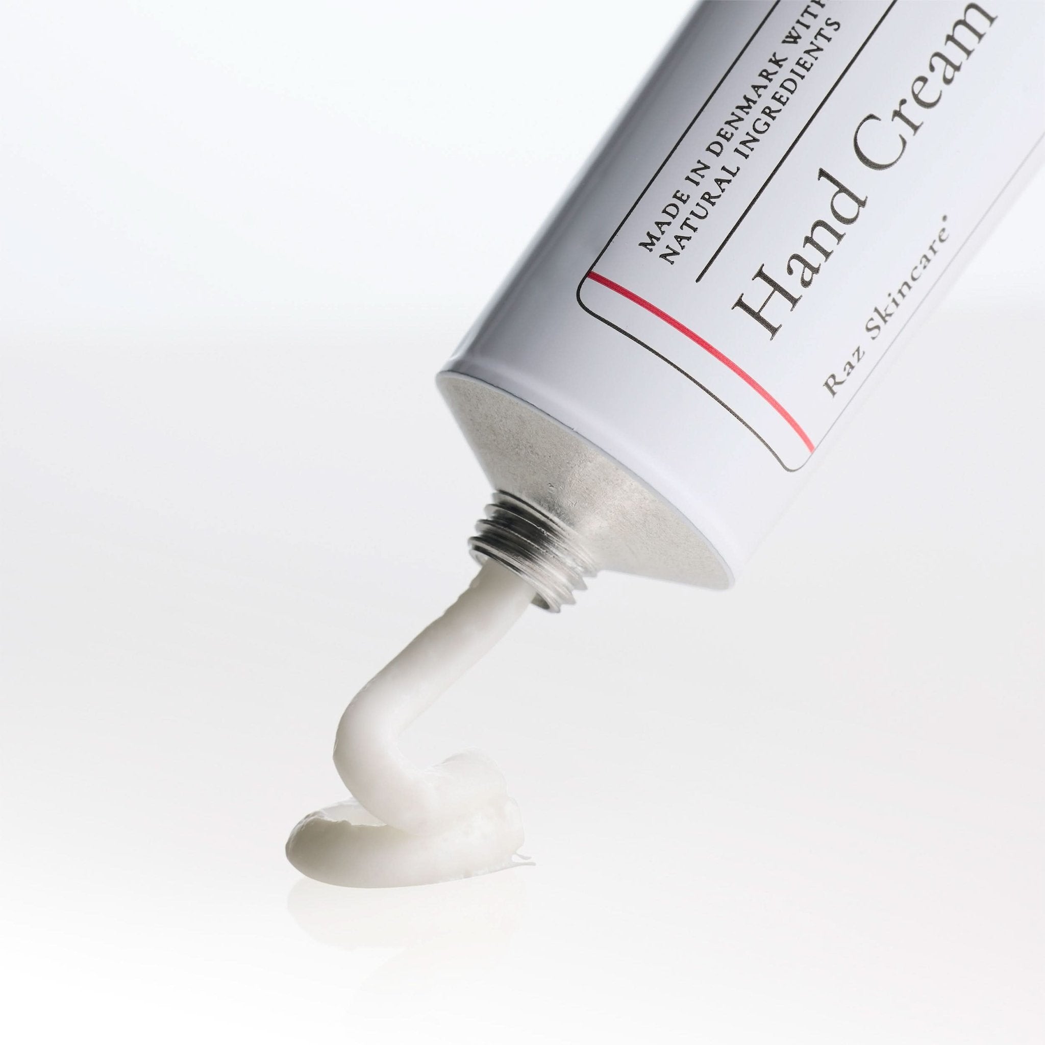 Consistency of Hand Cream 1723 on a white surface - Raz Skincare