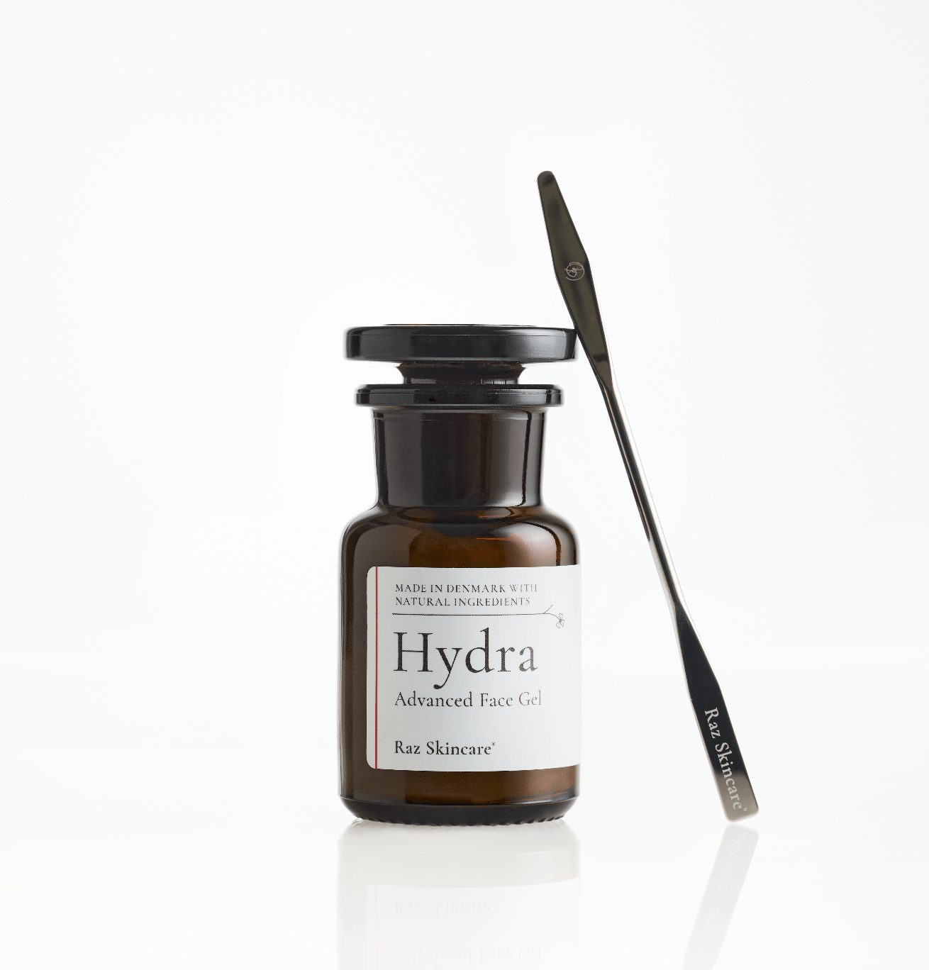 Hydra stående med spatel, standing with spatula